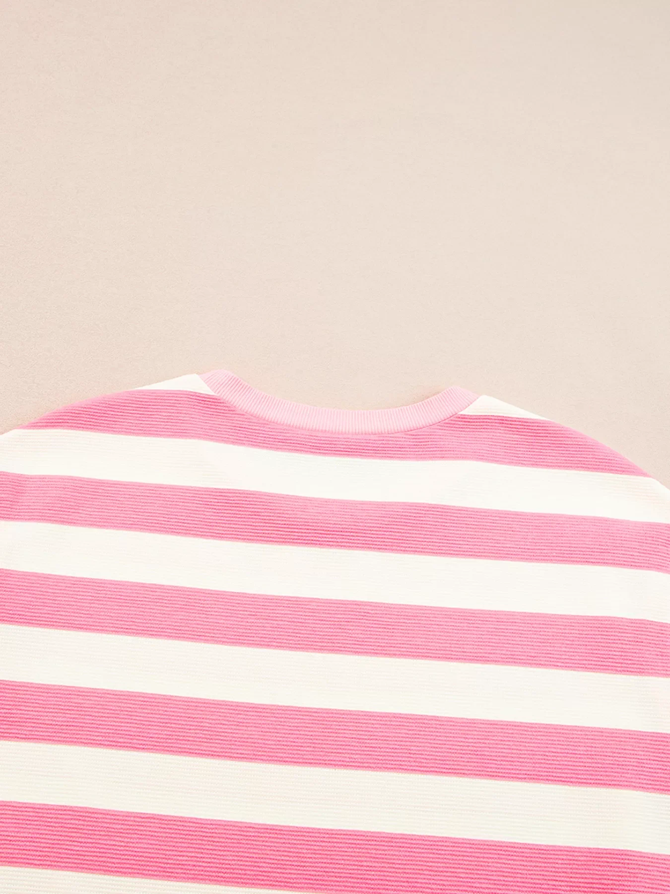 Stripe Cap Sleeve Pocketed Shift Dress - Image 5