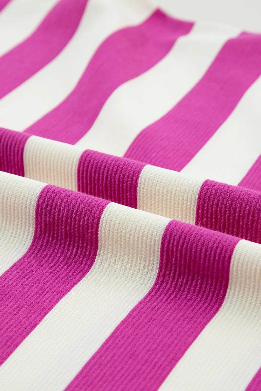 Stripe Cap Sleeve Pocketed Shift Tee Dress - Image 15
