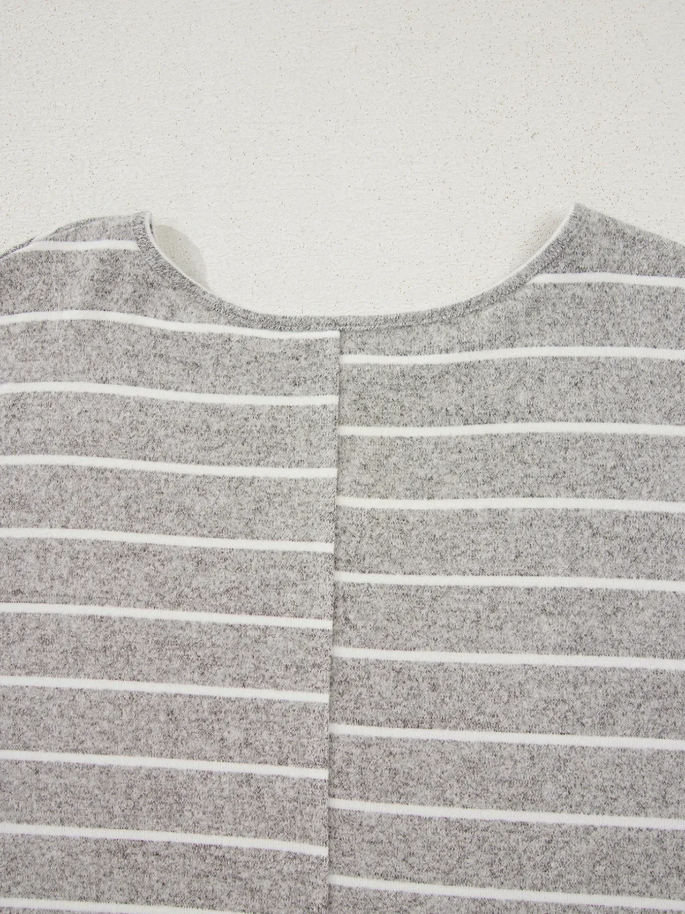 Stripe Dolman Sleeve Drop Shoulder Top - Image 11
