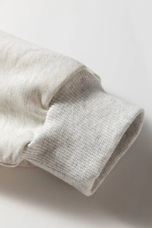 Stripe Patchwork Drop Shoulder Sweatshirt - Image 5
