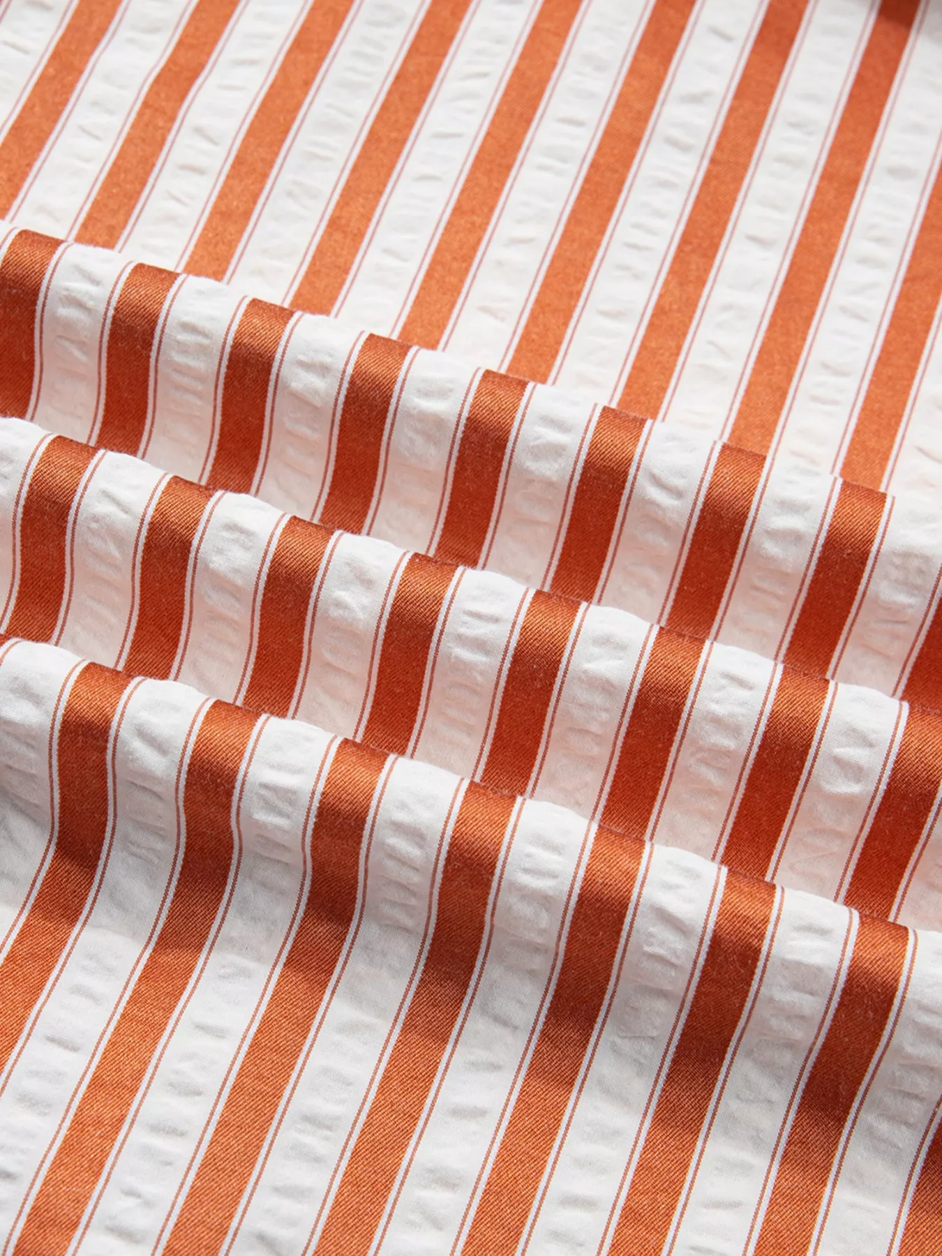 Stripe Pinched V Neck Turn-up Cuffs Shift Mini Dress - Image 15