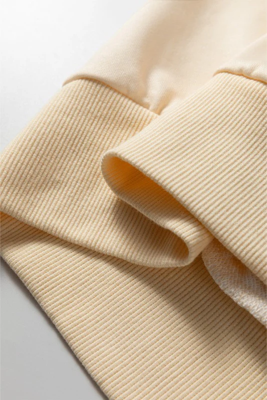 Stripe Puff Sleeve Pullover Sweatshirt - Image 5