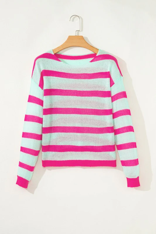 Stripe Round Neck Sweater