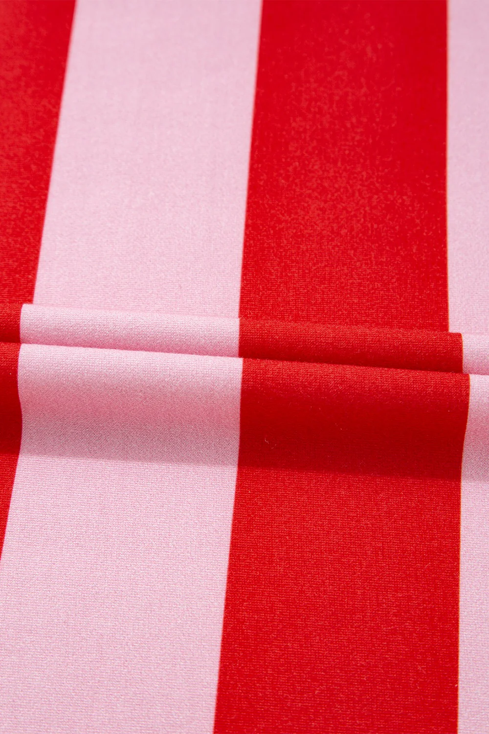 Stripe Side Slit Round Neck T-Shirt - Image 7