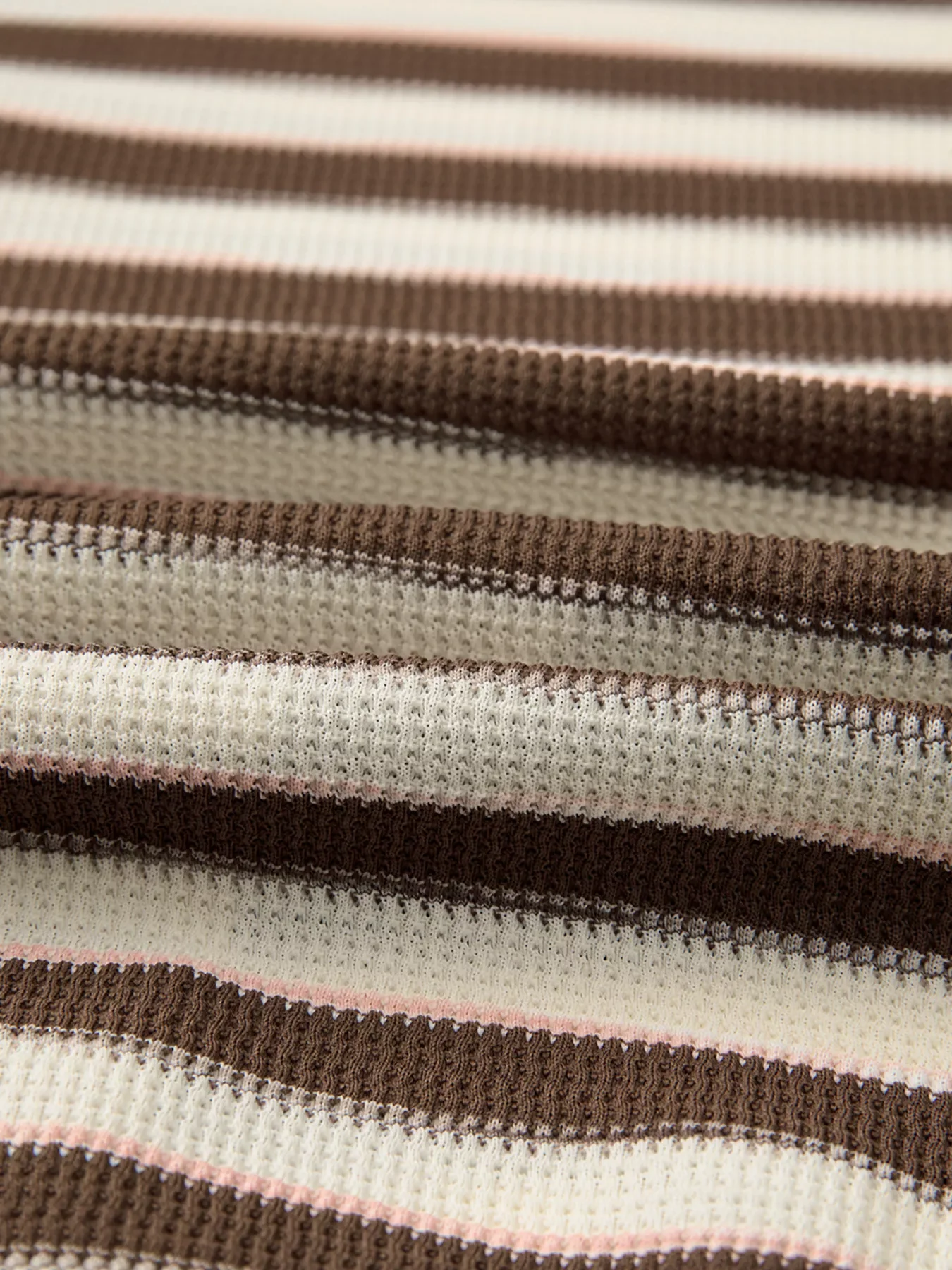Stripe Stitched Detail Color Block Patchwork Oversized Top - Image 28