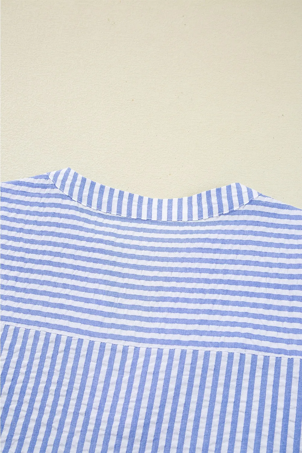Stripe Tiered Shift Dress with Pockets - Image 9
