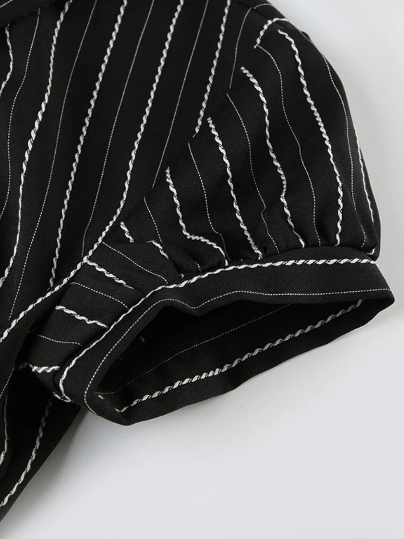 Striped Button-Down Collared Neck Shirt - Image 22