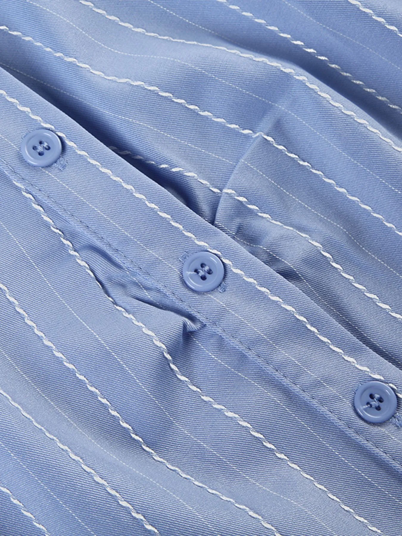 Striped Button-Down Collared Neck Shirt - Image 25