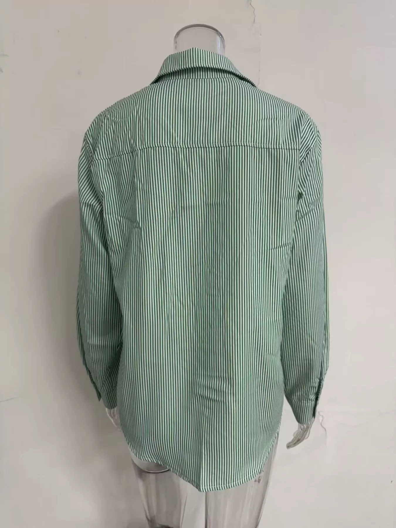 Striped Button-Down Relaxed Fit Shirt - Image 6