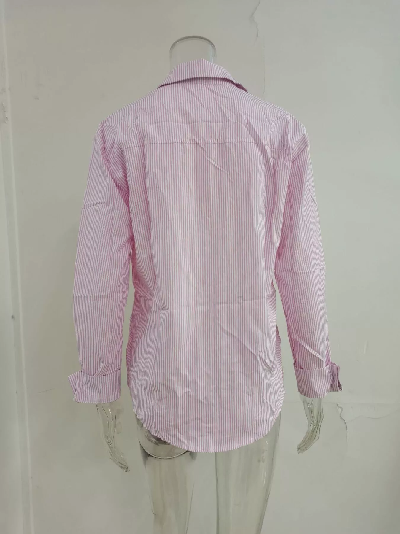 Striped Button-Down Relaxed Fit Shirt - Image 9