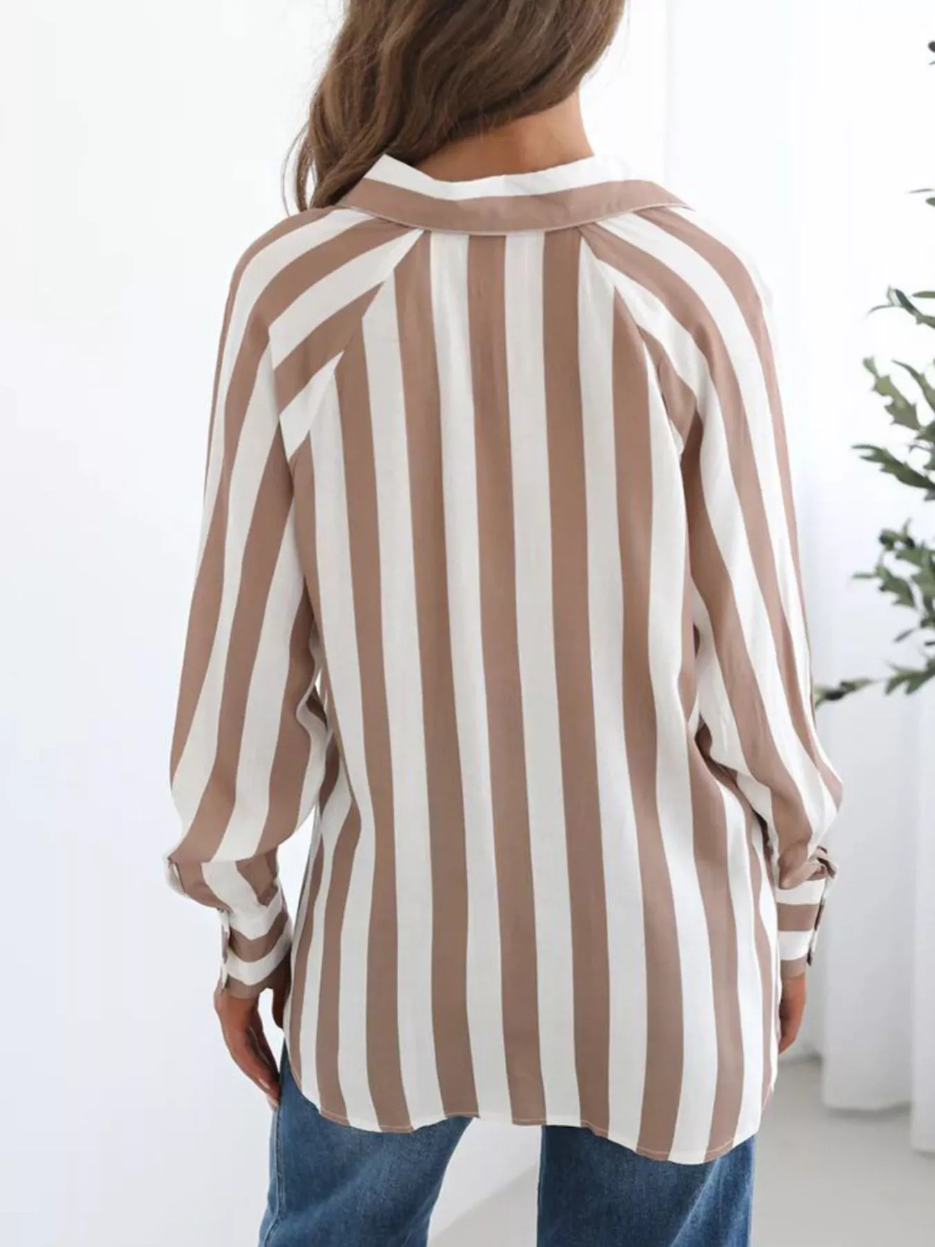 Striped Button-Down Shirt - Image 4