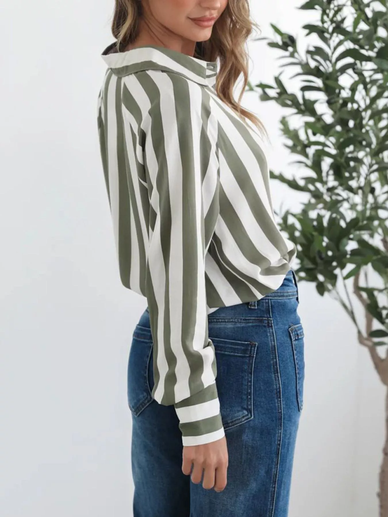 Striped Button-Down Shirt - Image 8