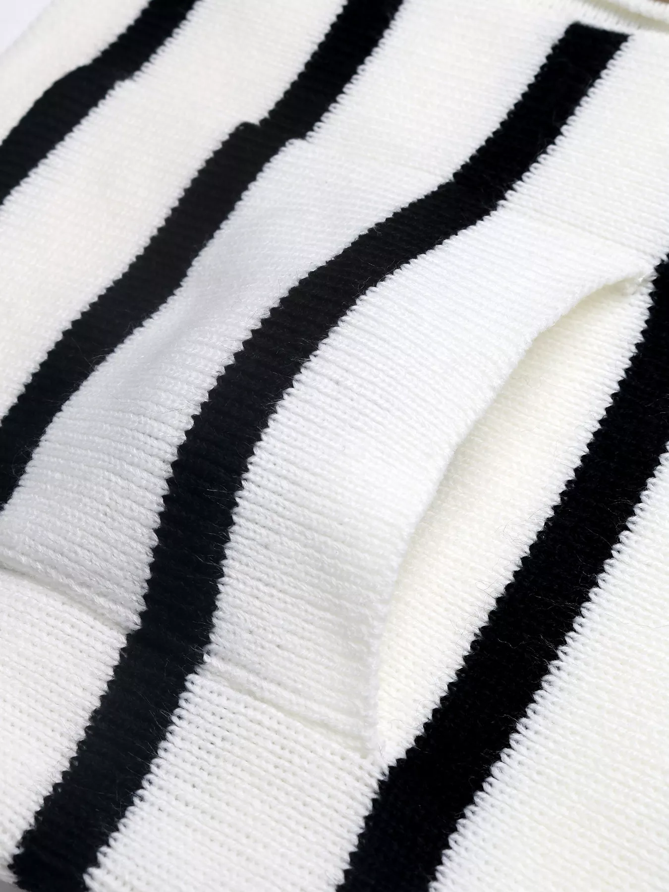 Striped Button-Front Cardigan - Image 8