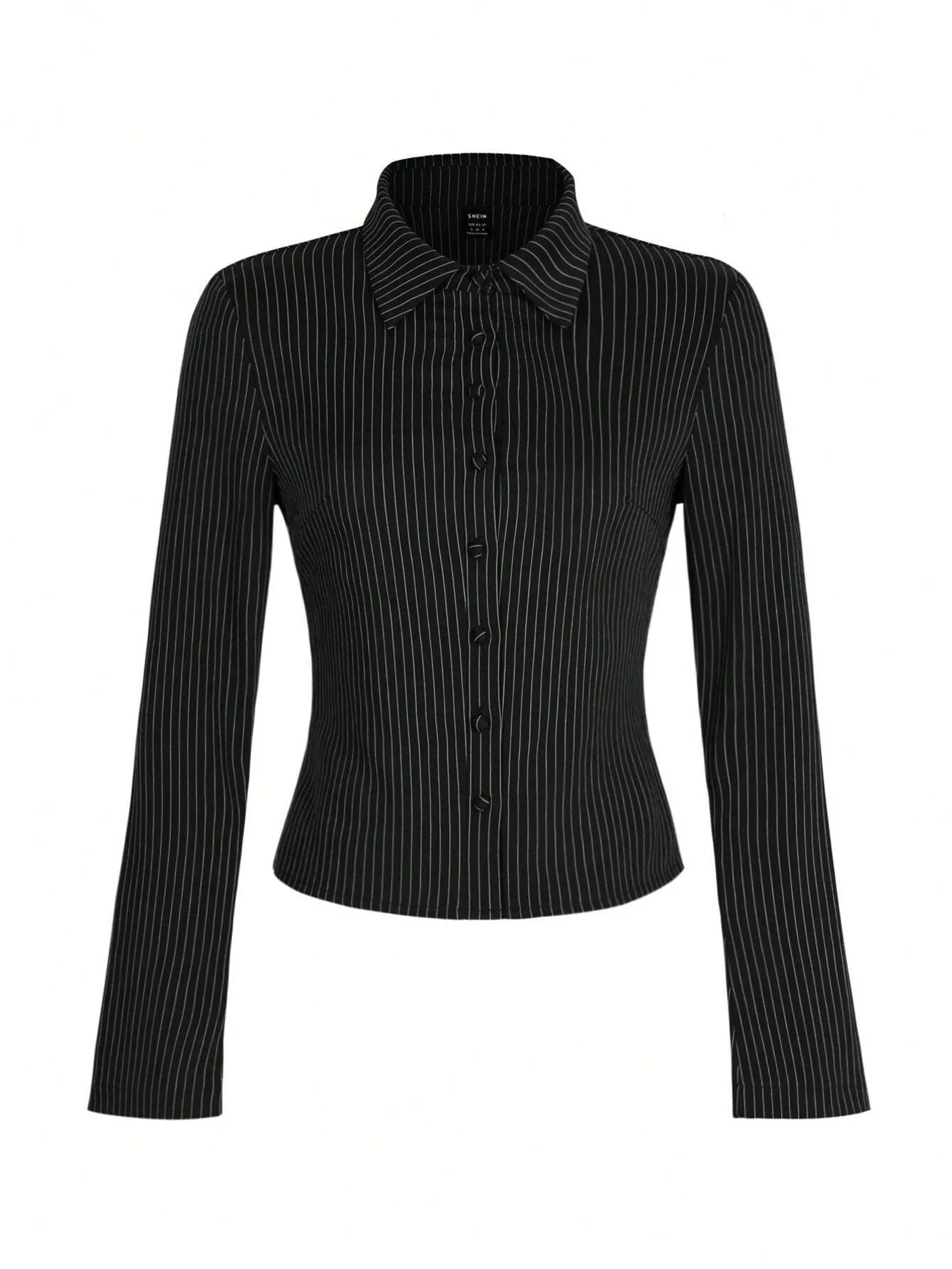 Striped Button Up Long Sleeve Shirt - Image 11
