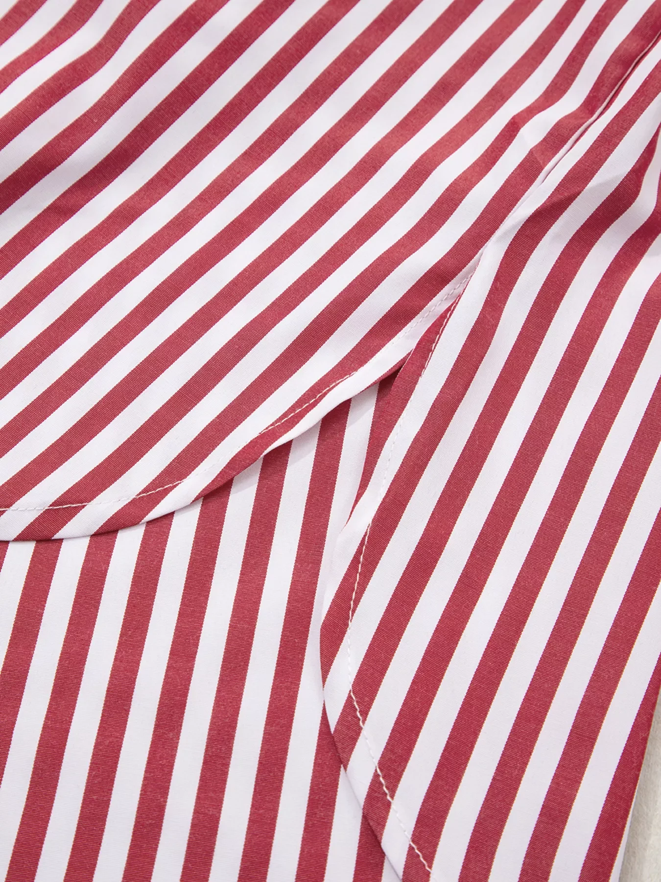 Striped Button-Up Long Sleeve Shirt - Image 11