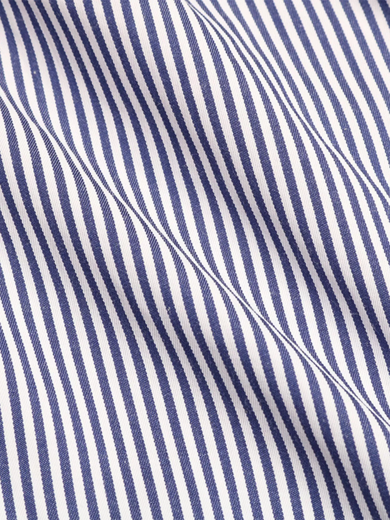 Striped Button-Up Shirt Dress - Image 9