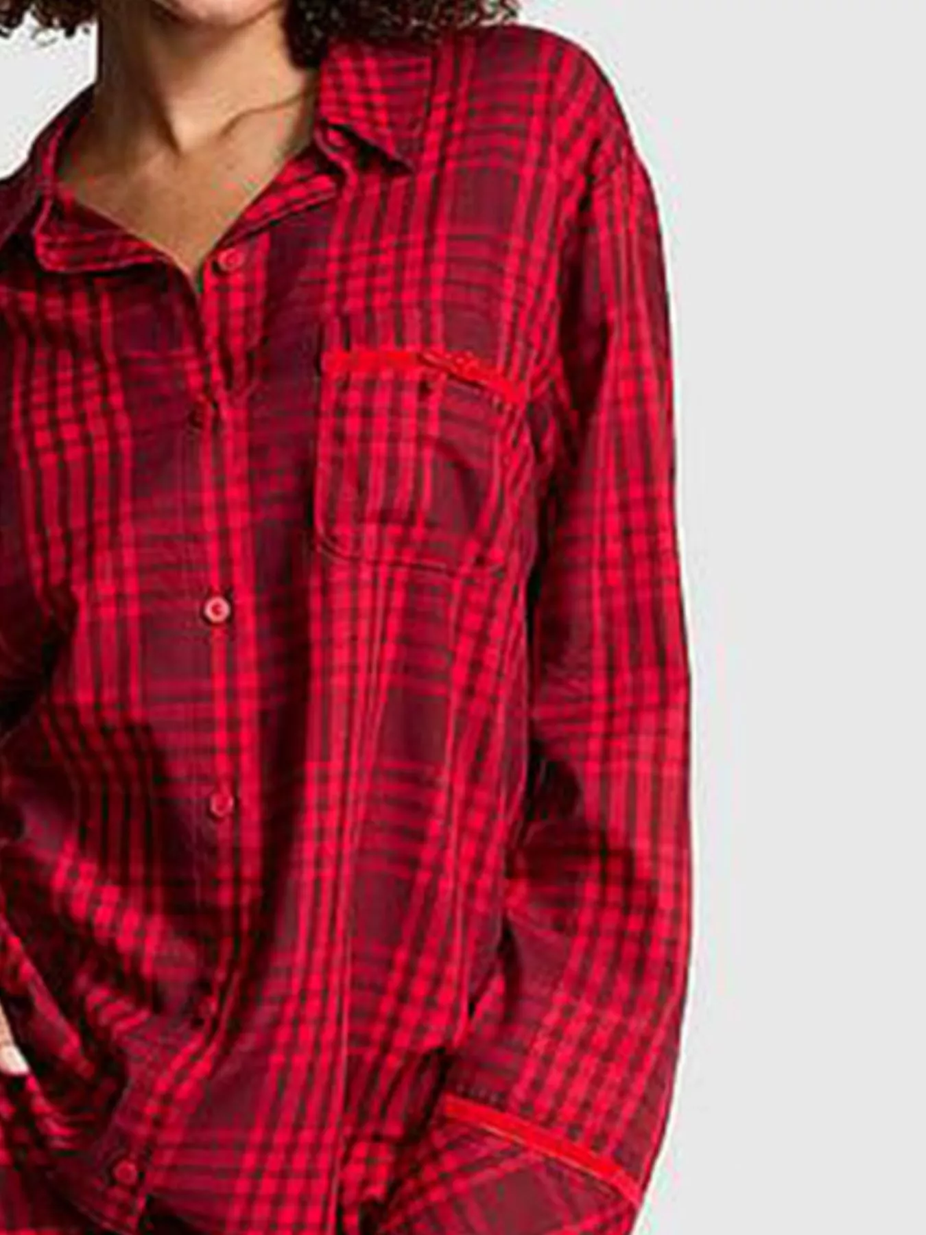 Striped Long Sleeve Button-Up Shirt - Image 10