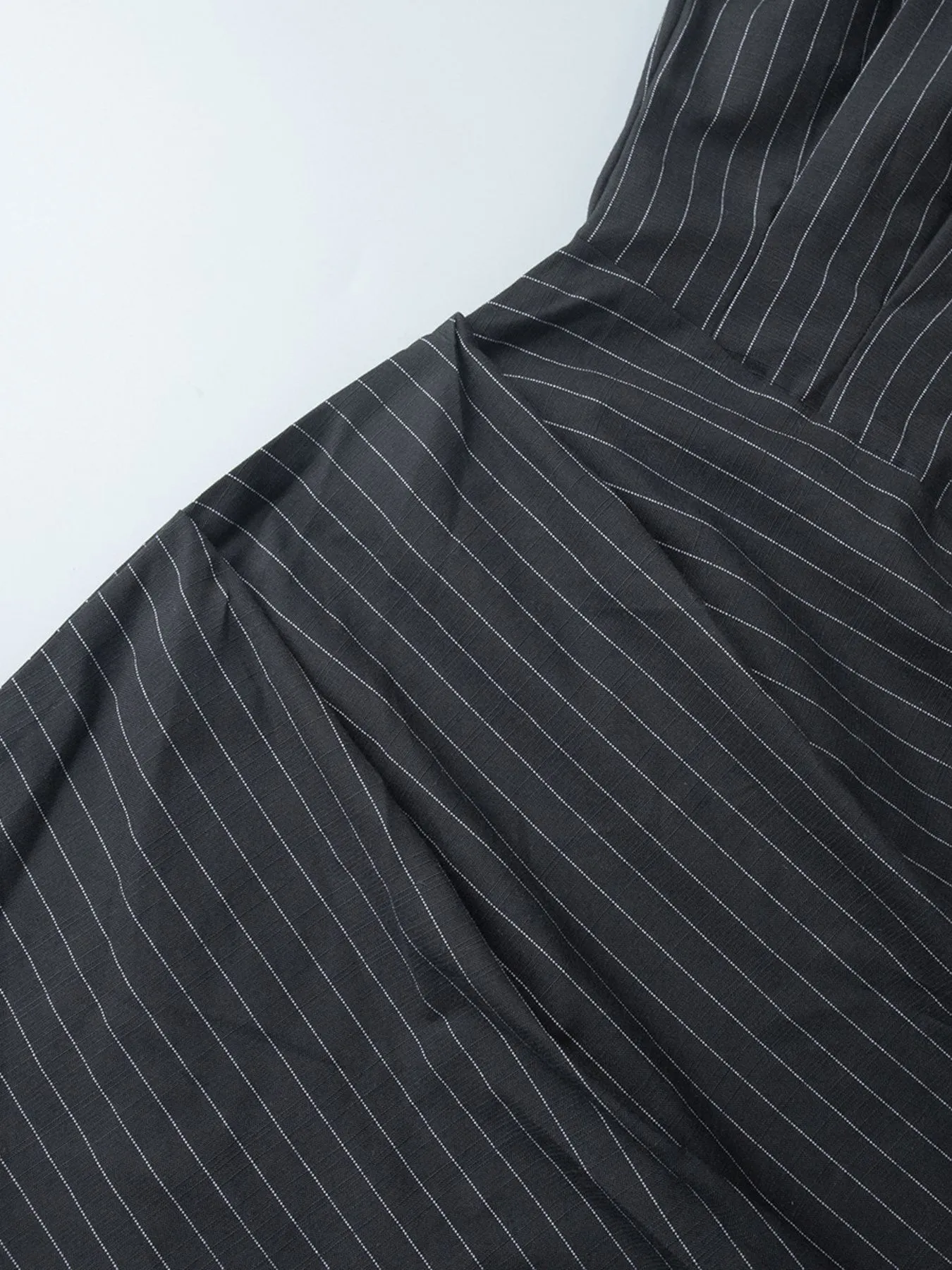 Striped Long Sleeve Shirt Dress - Image 13