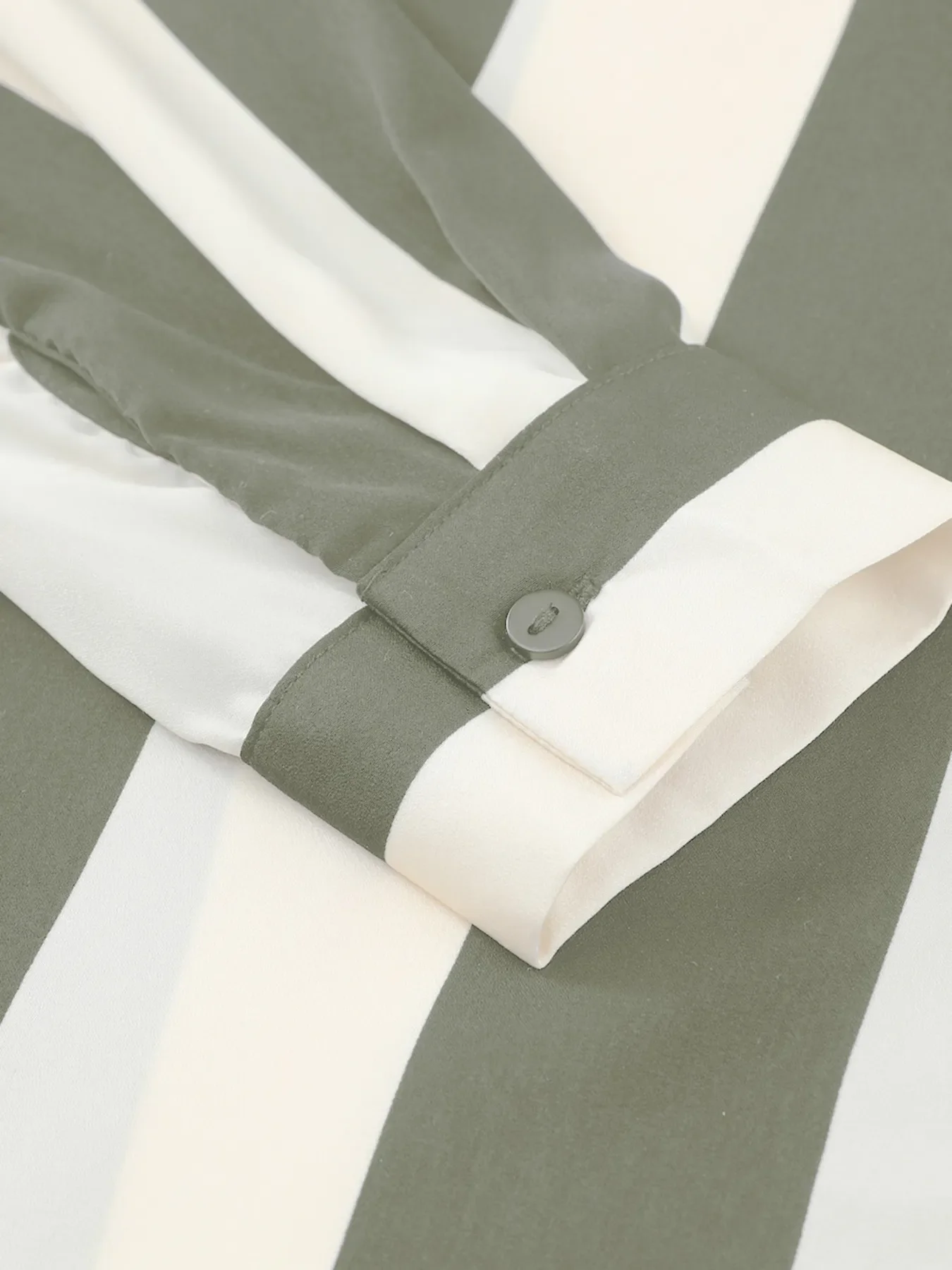 Striped Relaxed Button Up Shirt - Image 11