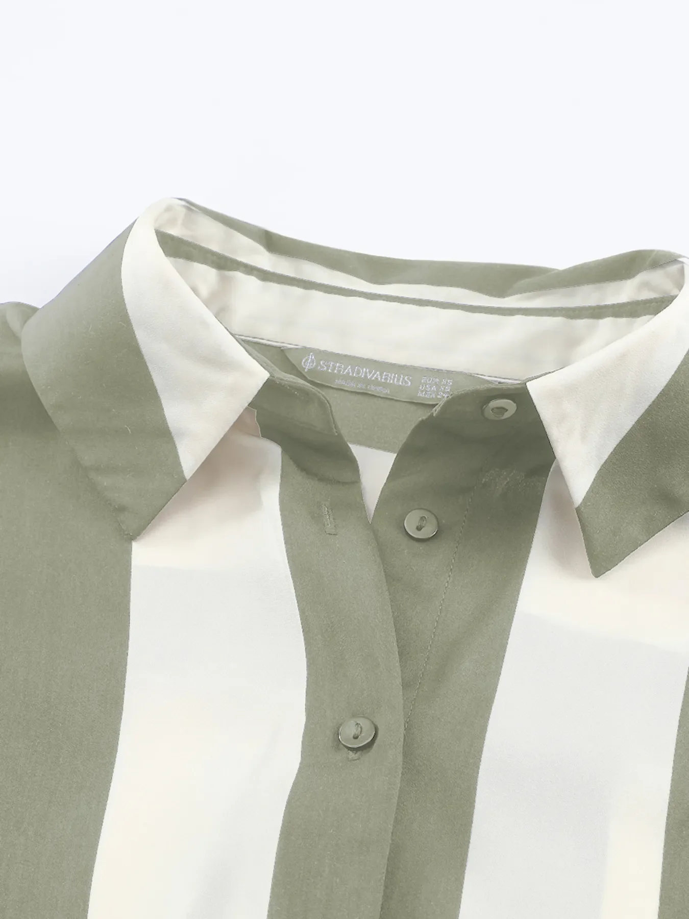 Striped Relaxed Button Up Shirt - Image 9