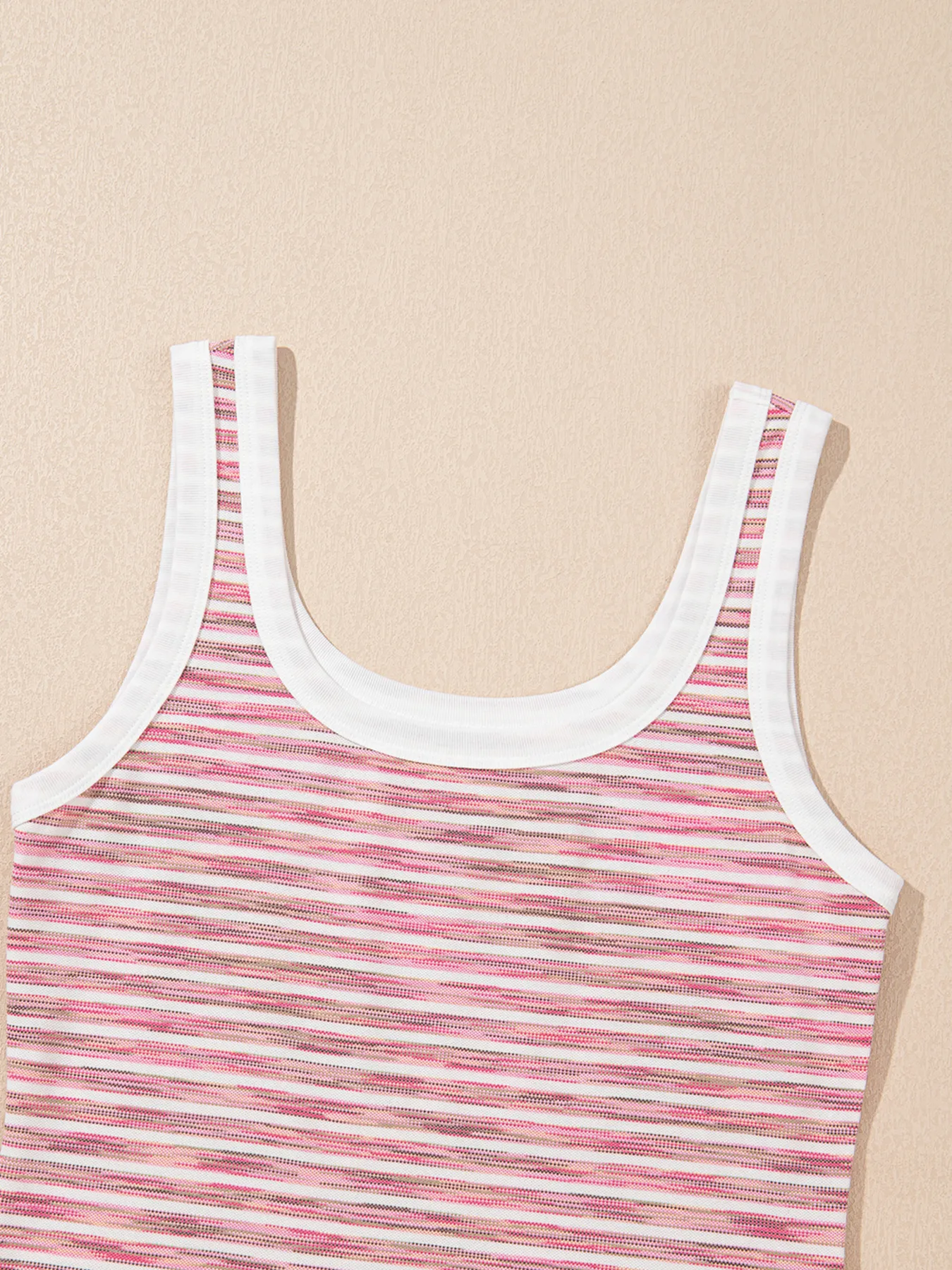 Striped Scoop Neck Tank Top - Image 10