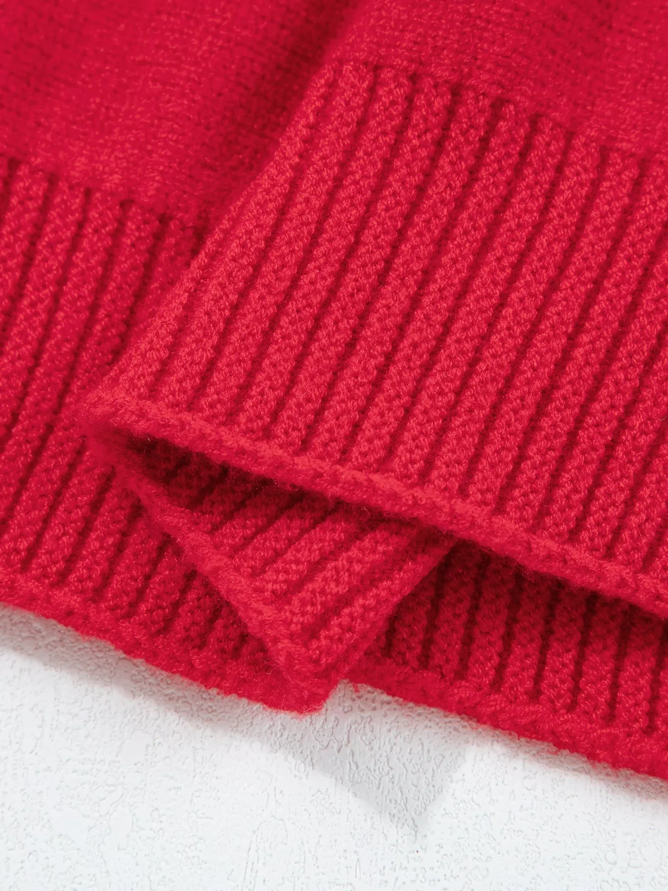 Striped Sleeve Crew Neck Sweater - Image 8