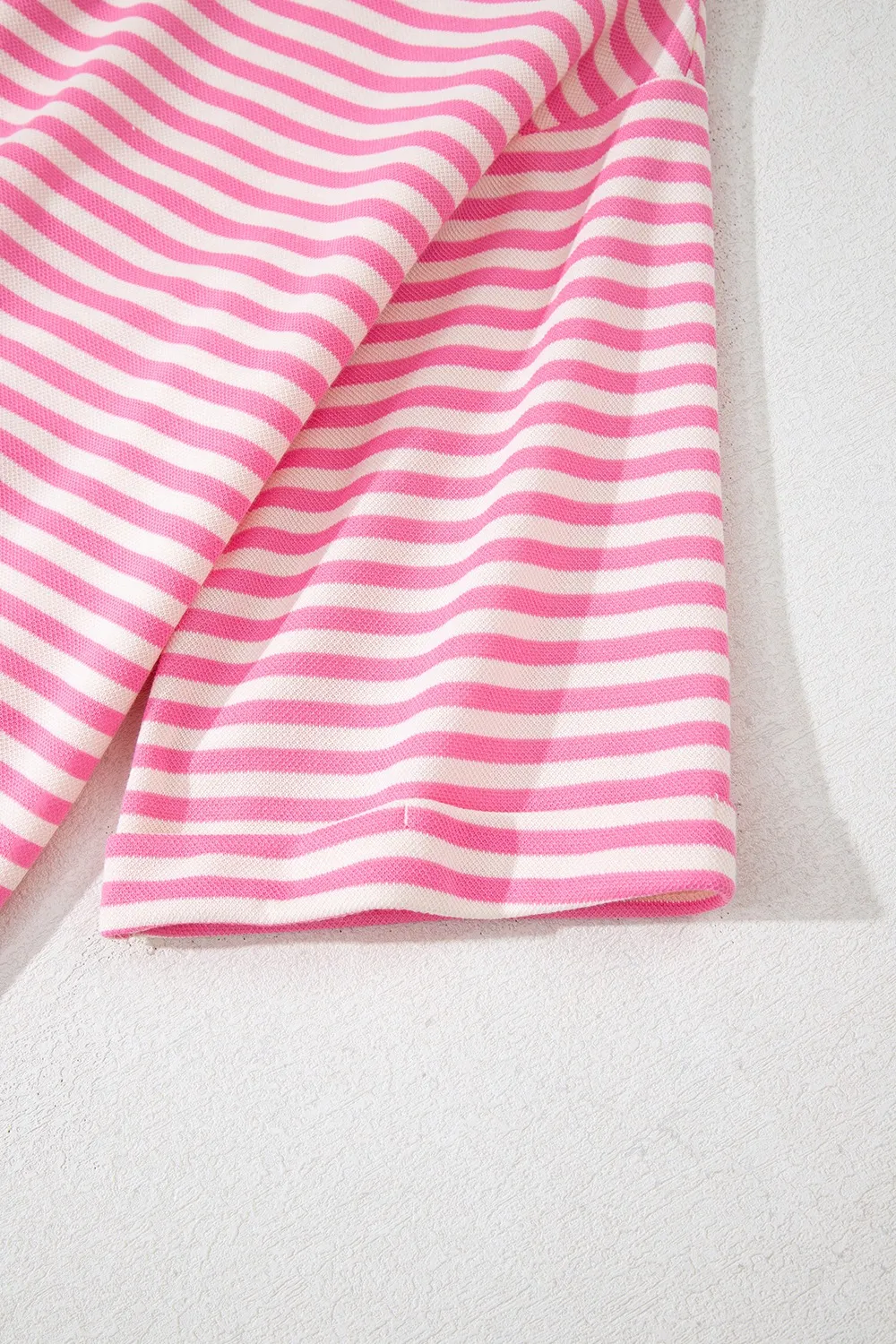 Striped Tie-Back Blouse with Cutout Detail - Image 15