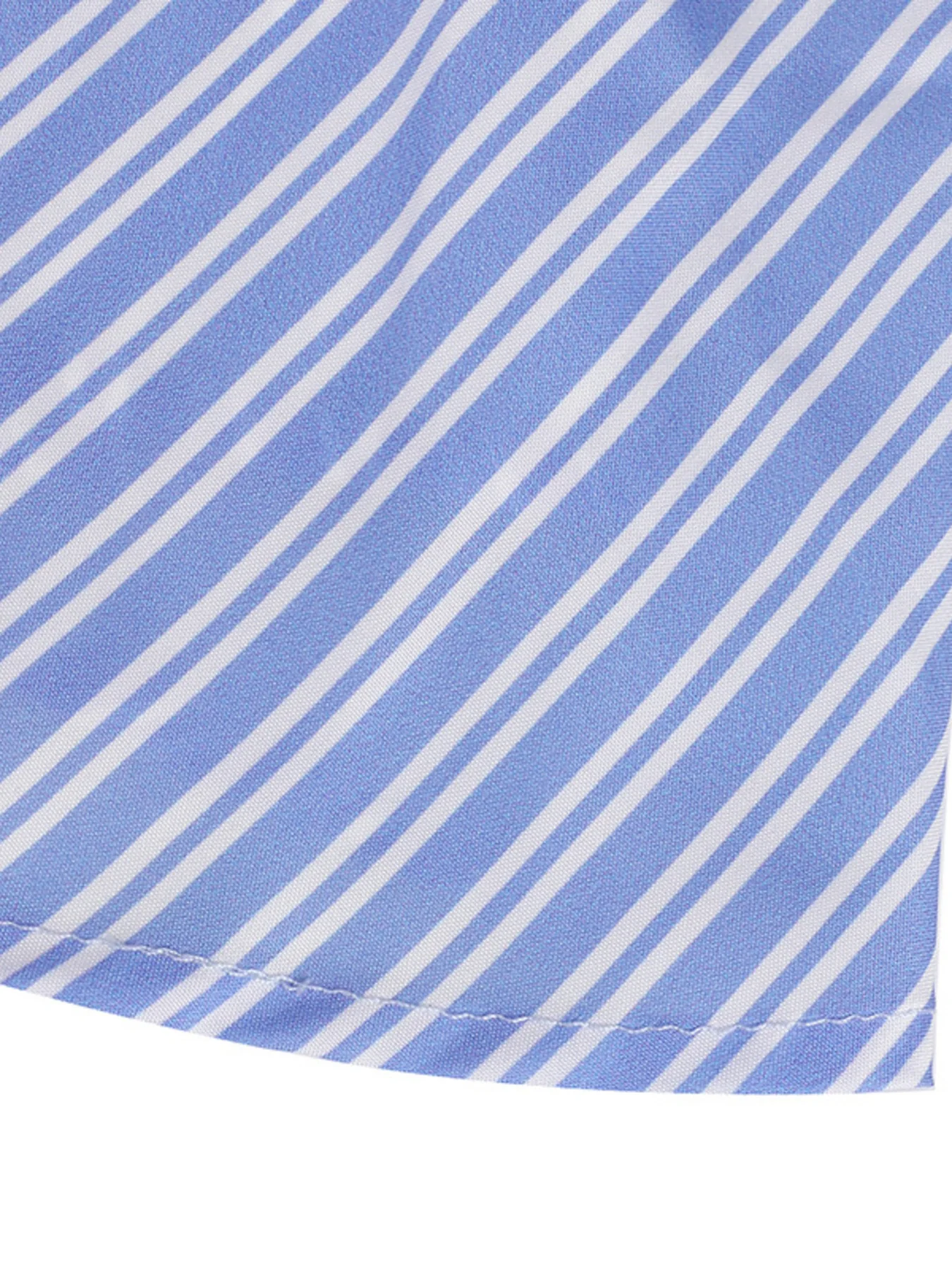Striped Tie-Front Peplum Cami - Image 10