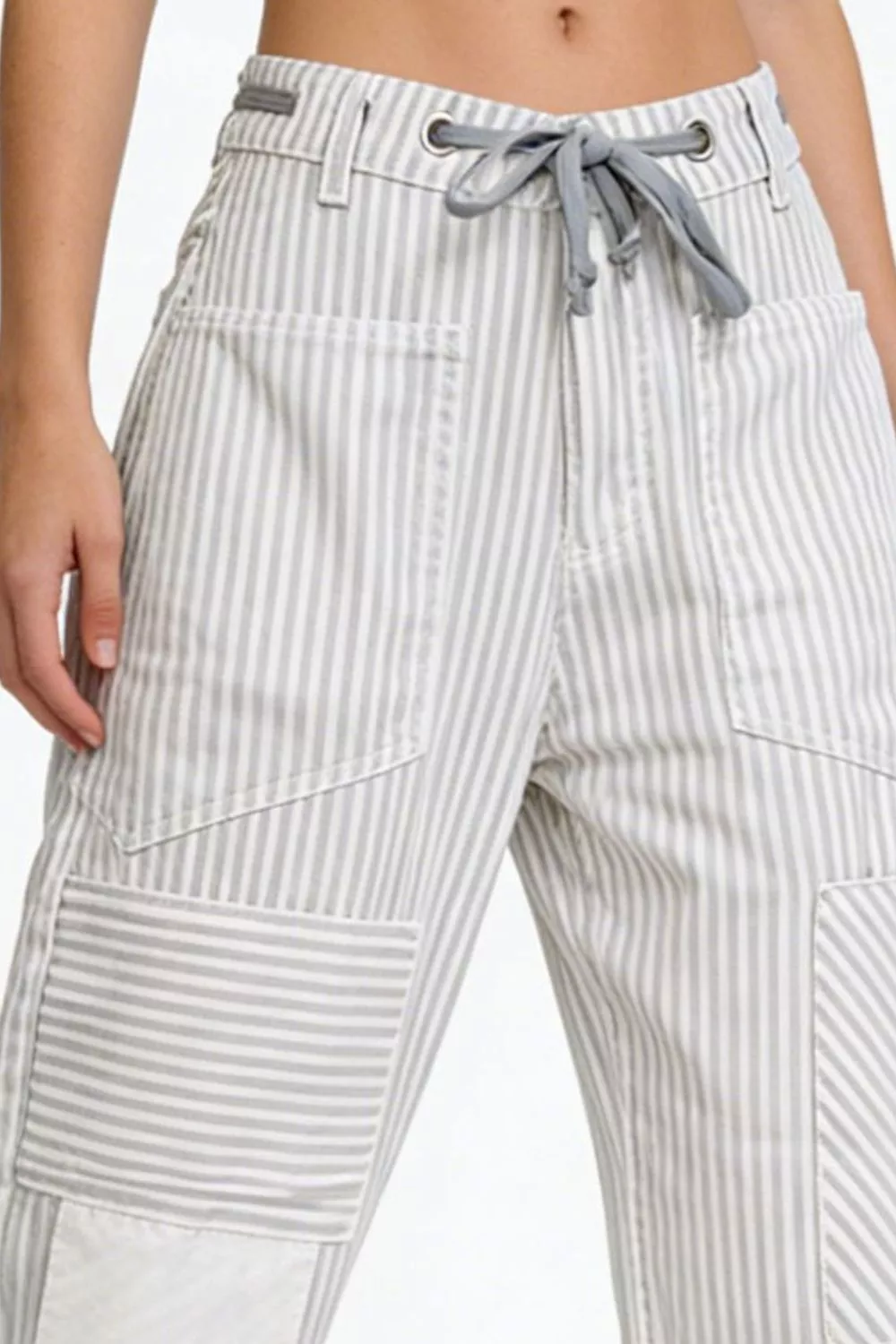 Striped Wide-Leg Pants - Image 12