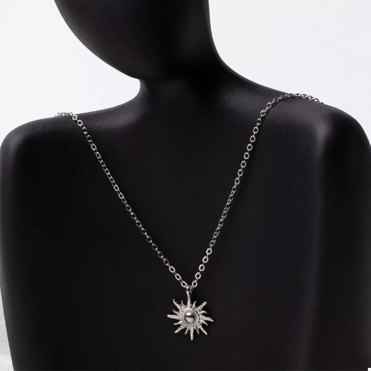 Sunburst Pendant Necklace - Image 10
