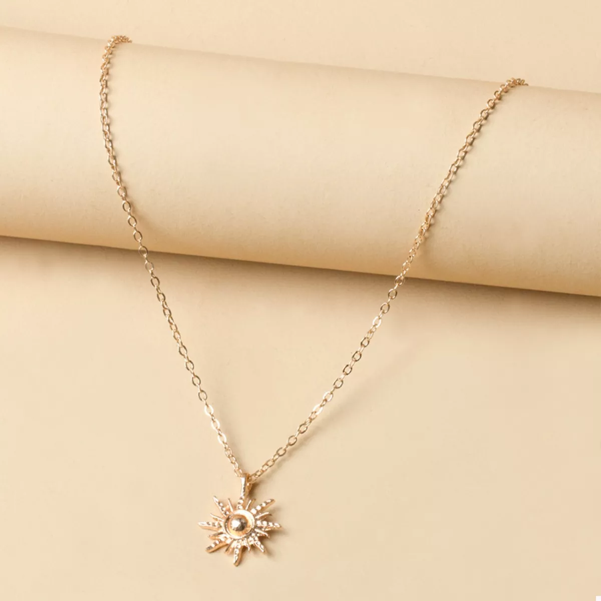 Sunburst Pendant Necklace - Image 2