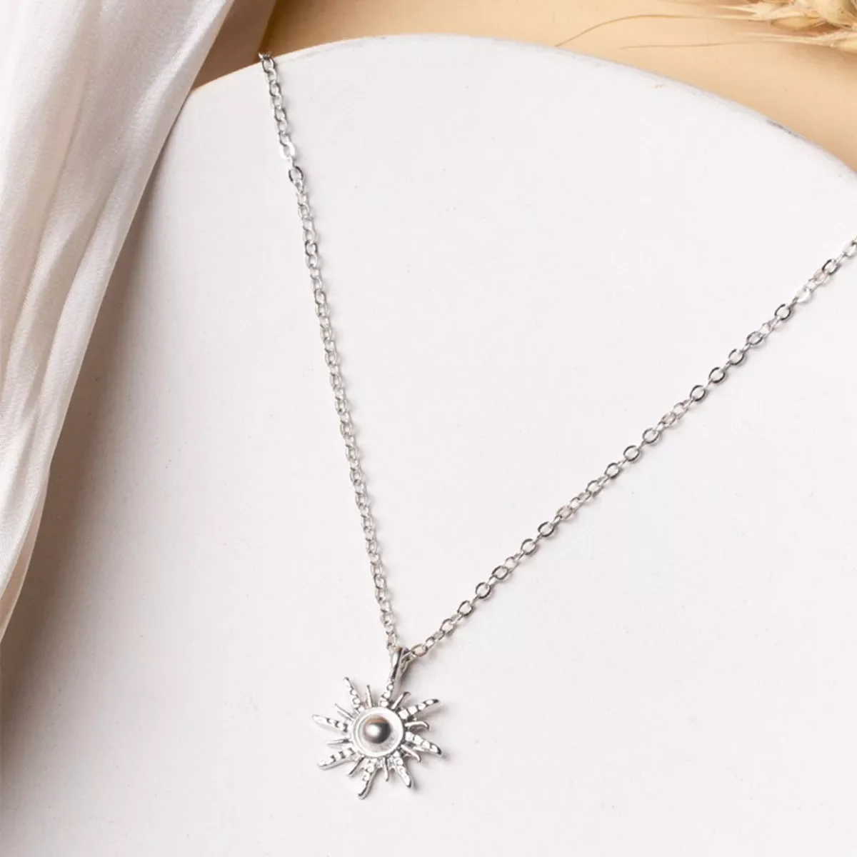 Sunburst Pendant Necklace - Image 6