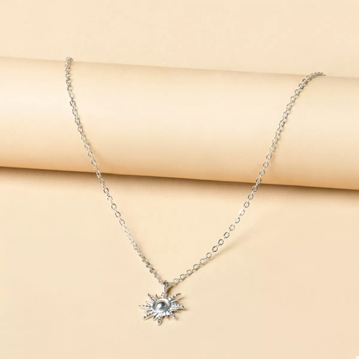 Sunburst Pendant Necklace - Image 8
