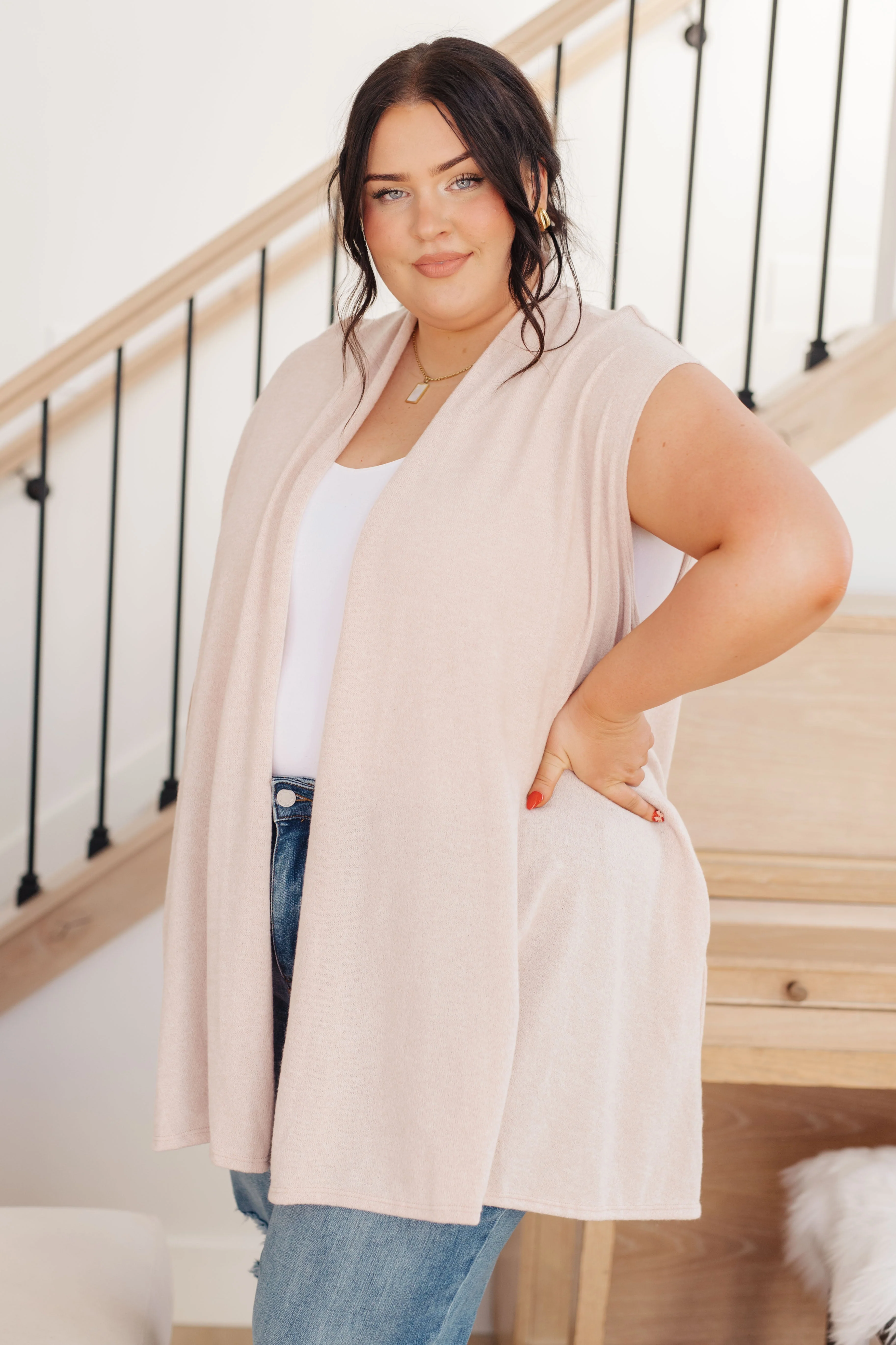 Surely a Win Sleeveless Cardigan - Image 2