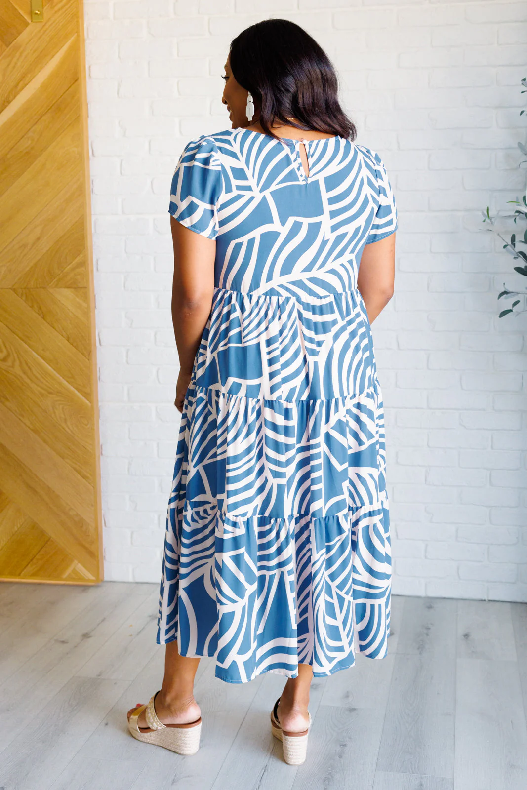 Surf Watch Tiered Midi Dress - Image 8