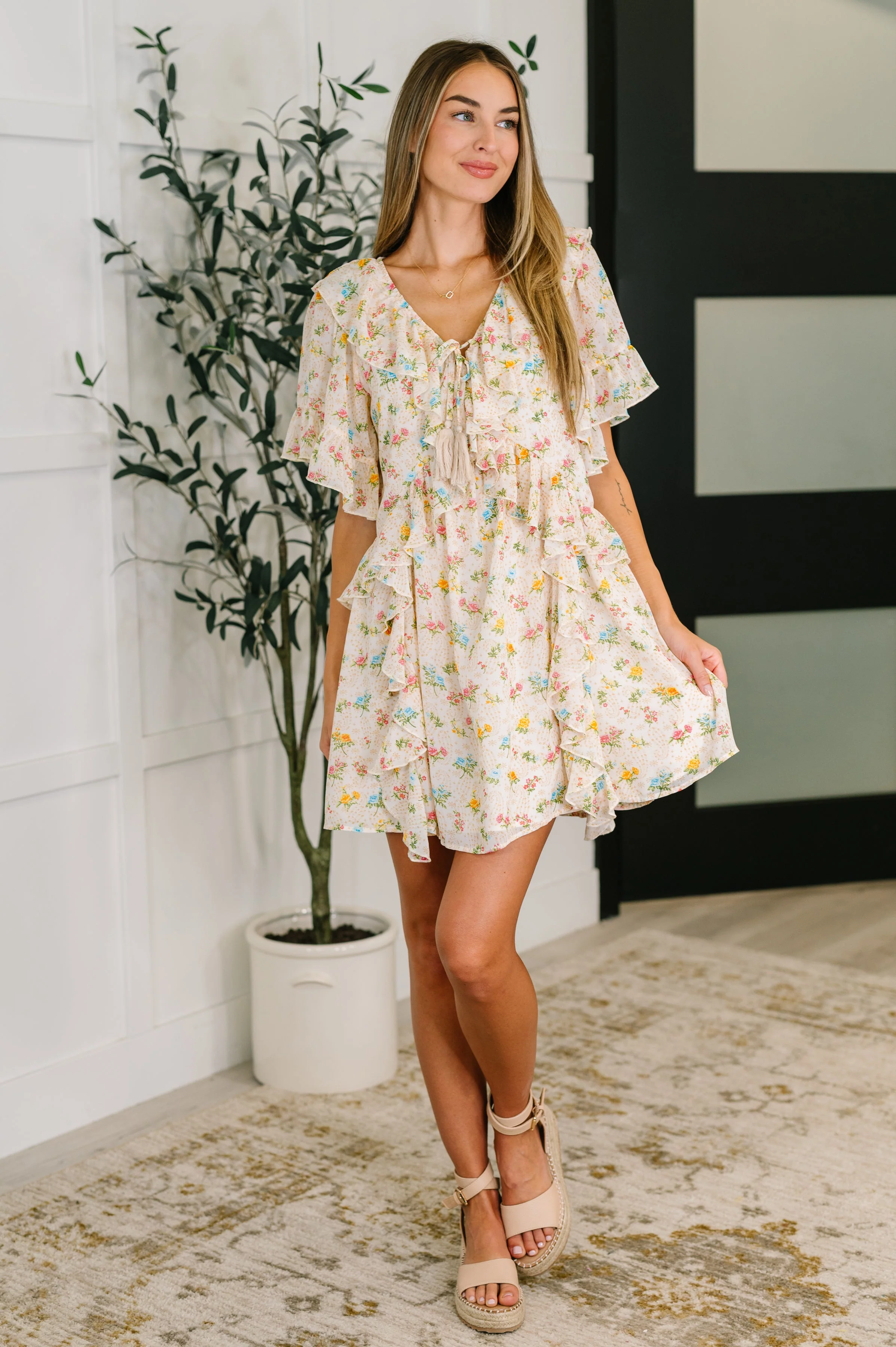 Sweet Escape Boho Floral Dress - Image 3