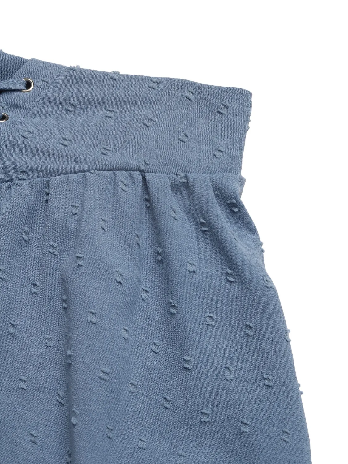 Swiss Dot Lace Up Shorts - Image 6