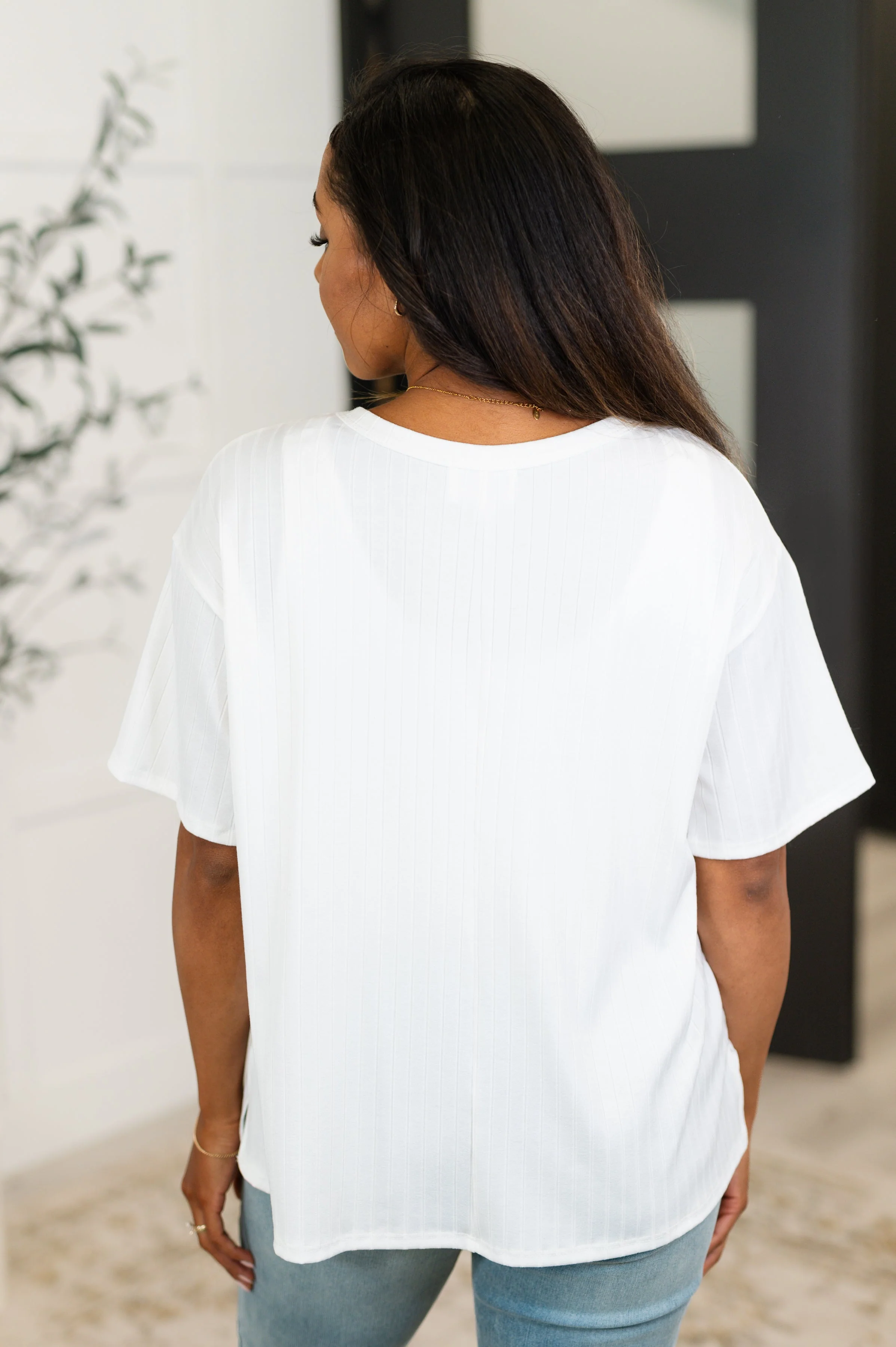 Take It Easy Slouchy Tee in Ivory - Image 4