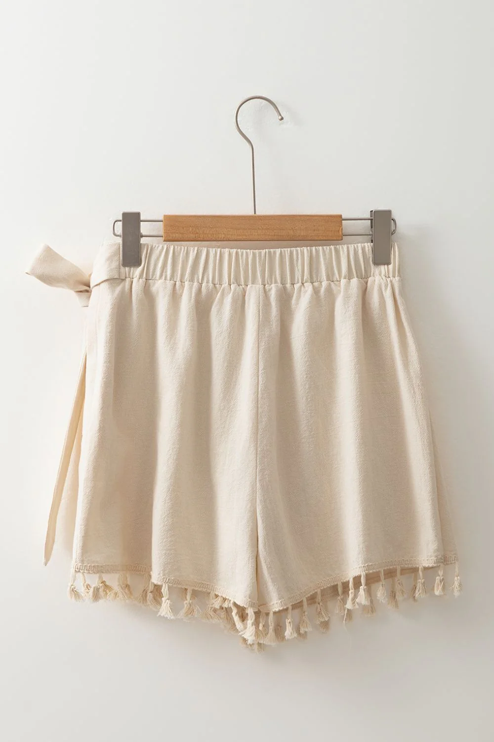 Tassel Trim Wrap Knot Side Mini Skort - Image 6