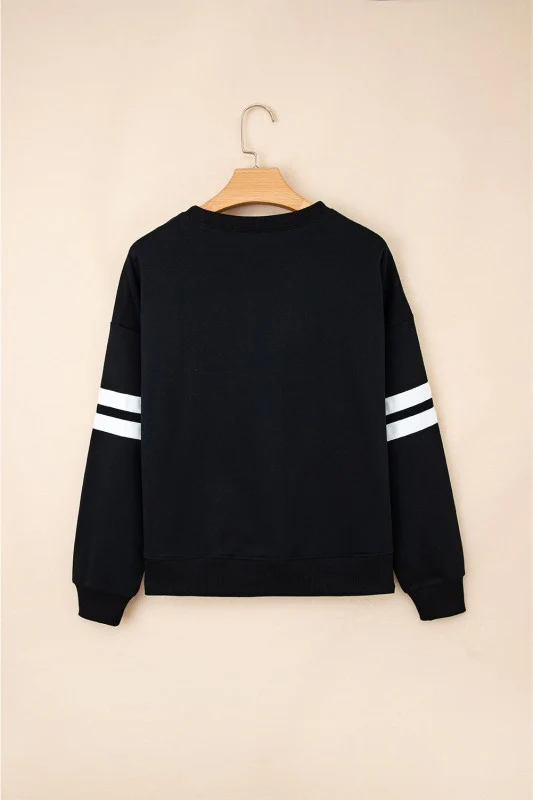 Taylor Striped Oversized Sweatshirt - Image 5