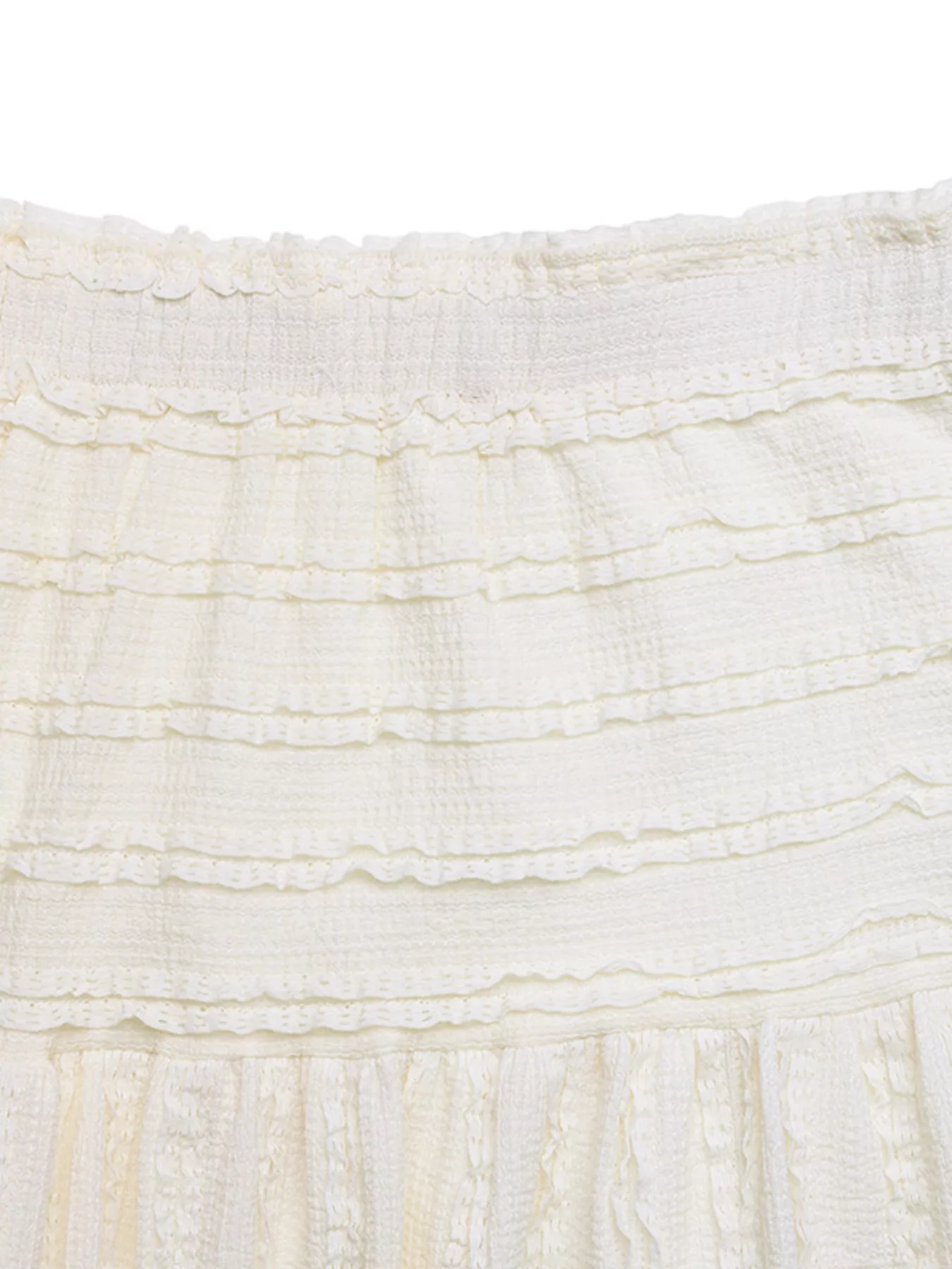 Textured A-Line Midi Skirt - Image 6