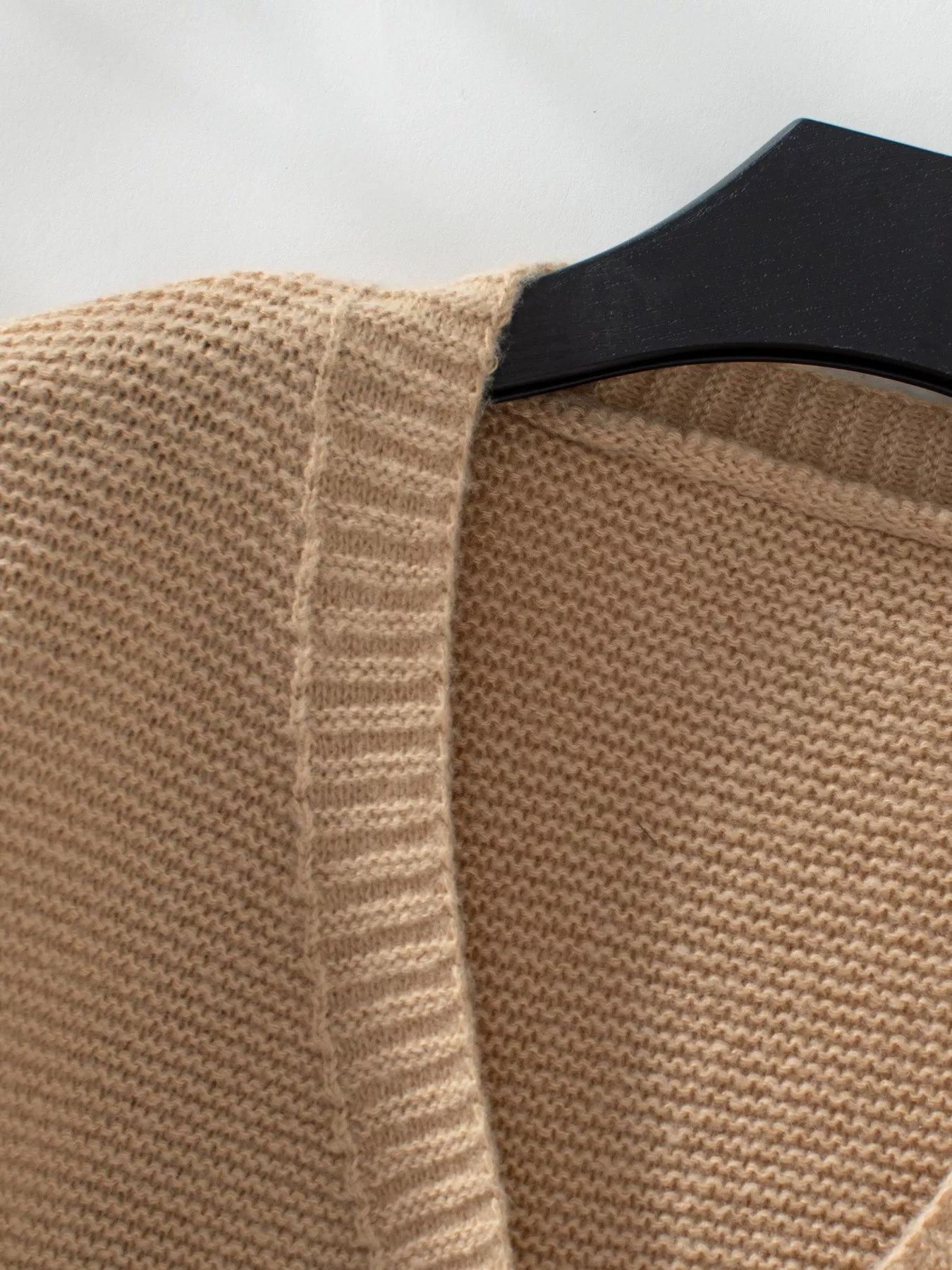 Textured Knit Open Front Cardigan - Image 17