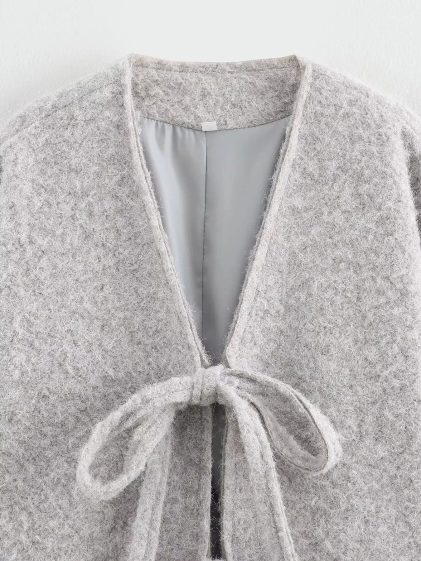 Textured Knit Tie-Front Outerwear - Image 21