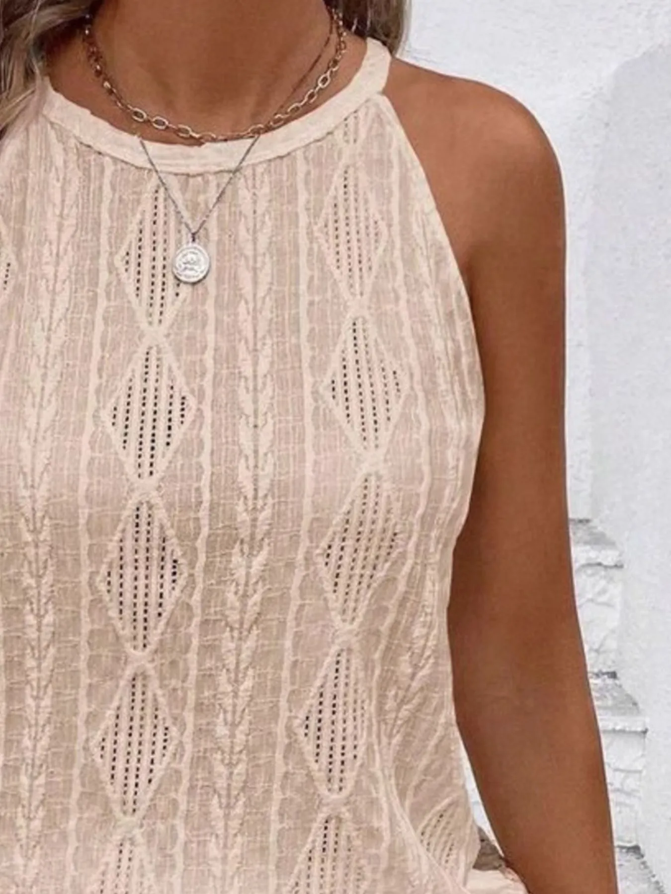 Textured Round Neck Tank - Image 11