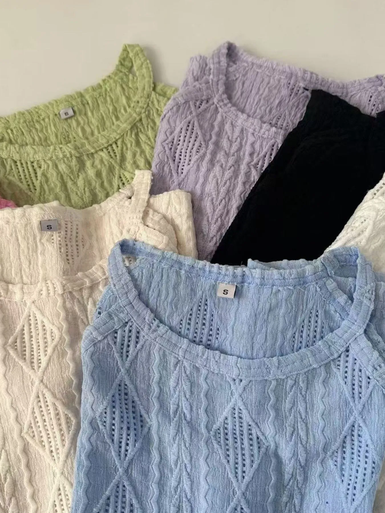 Textured Round Neck Tank - Image 19