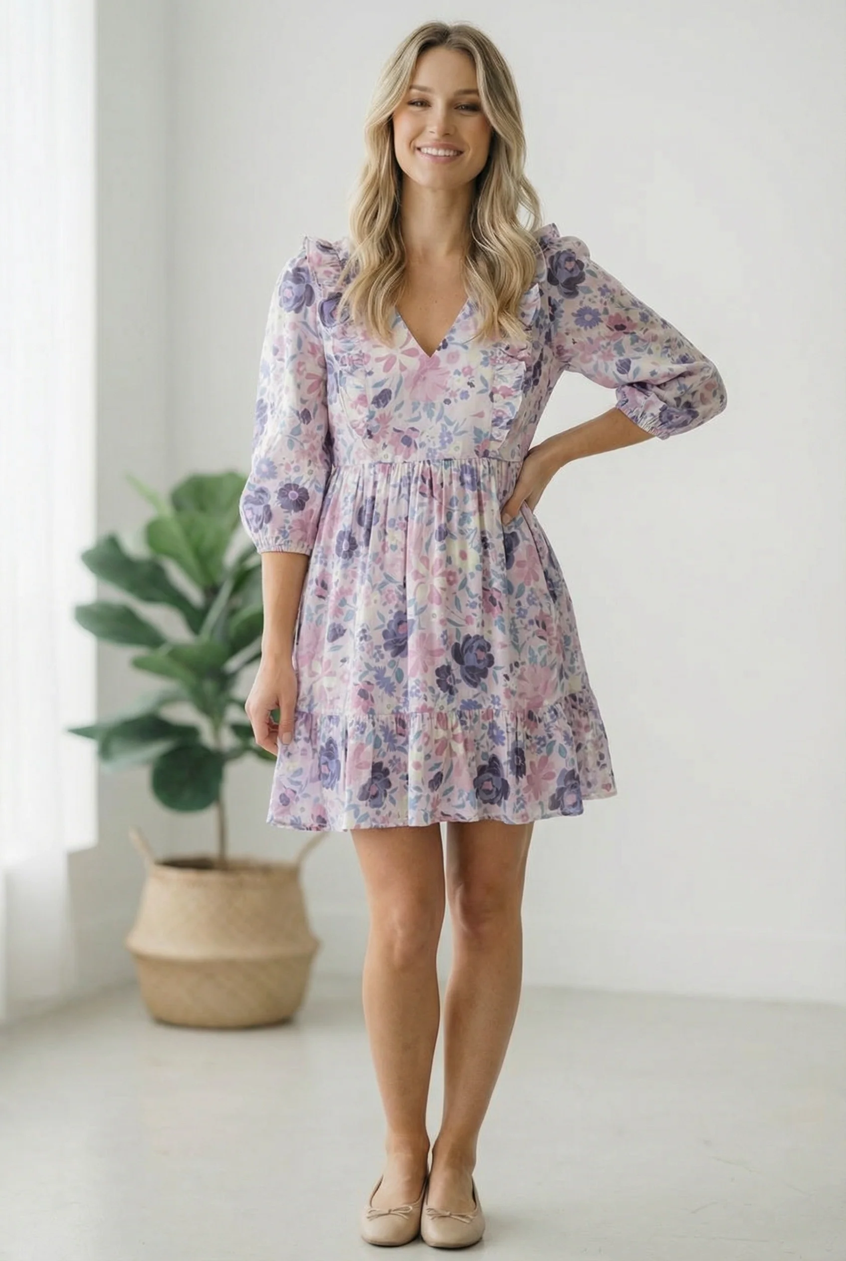 The Sweet Serenade Floral Dress - Image 7