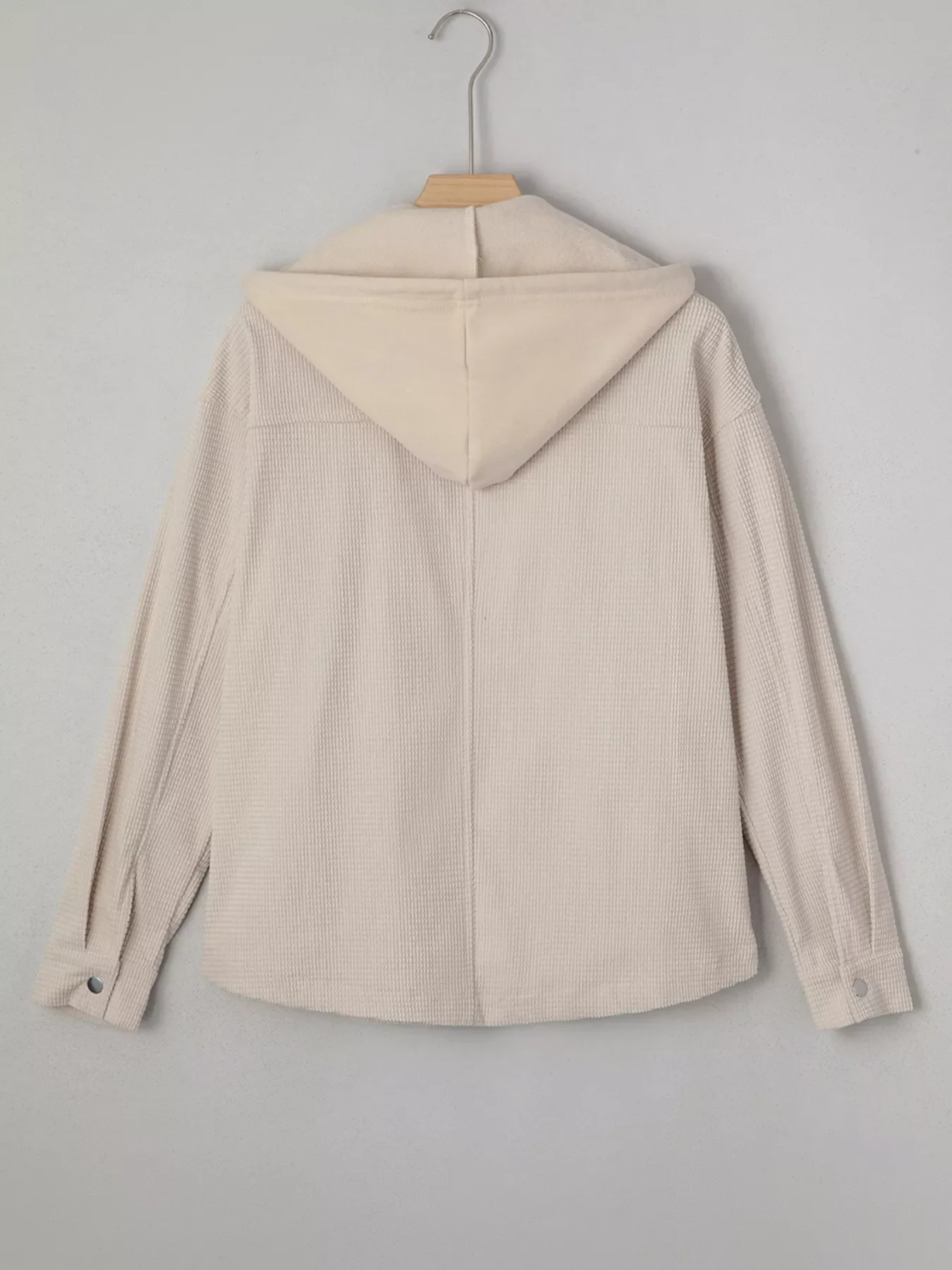 Thermal Knit Textured Hooded Jacket - Image 6