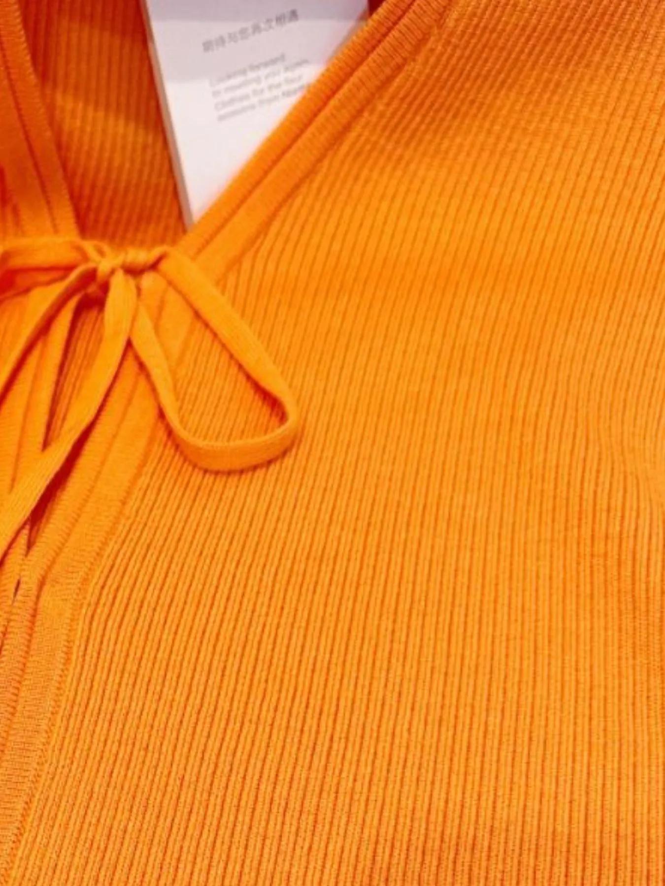 Tie-Front Long Sleeve Cardigan - Image 10