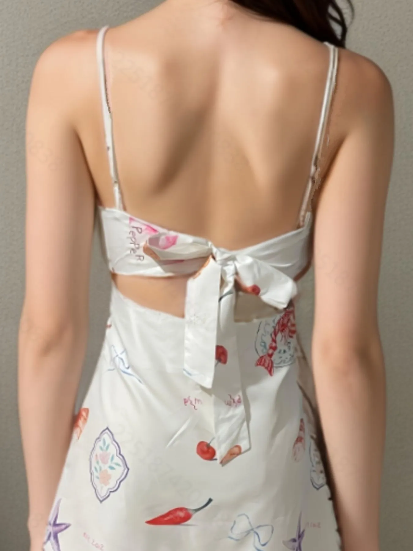 Tie-Front Mini Cami Dress - Image 2