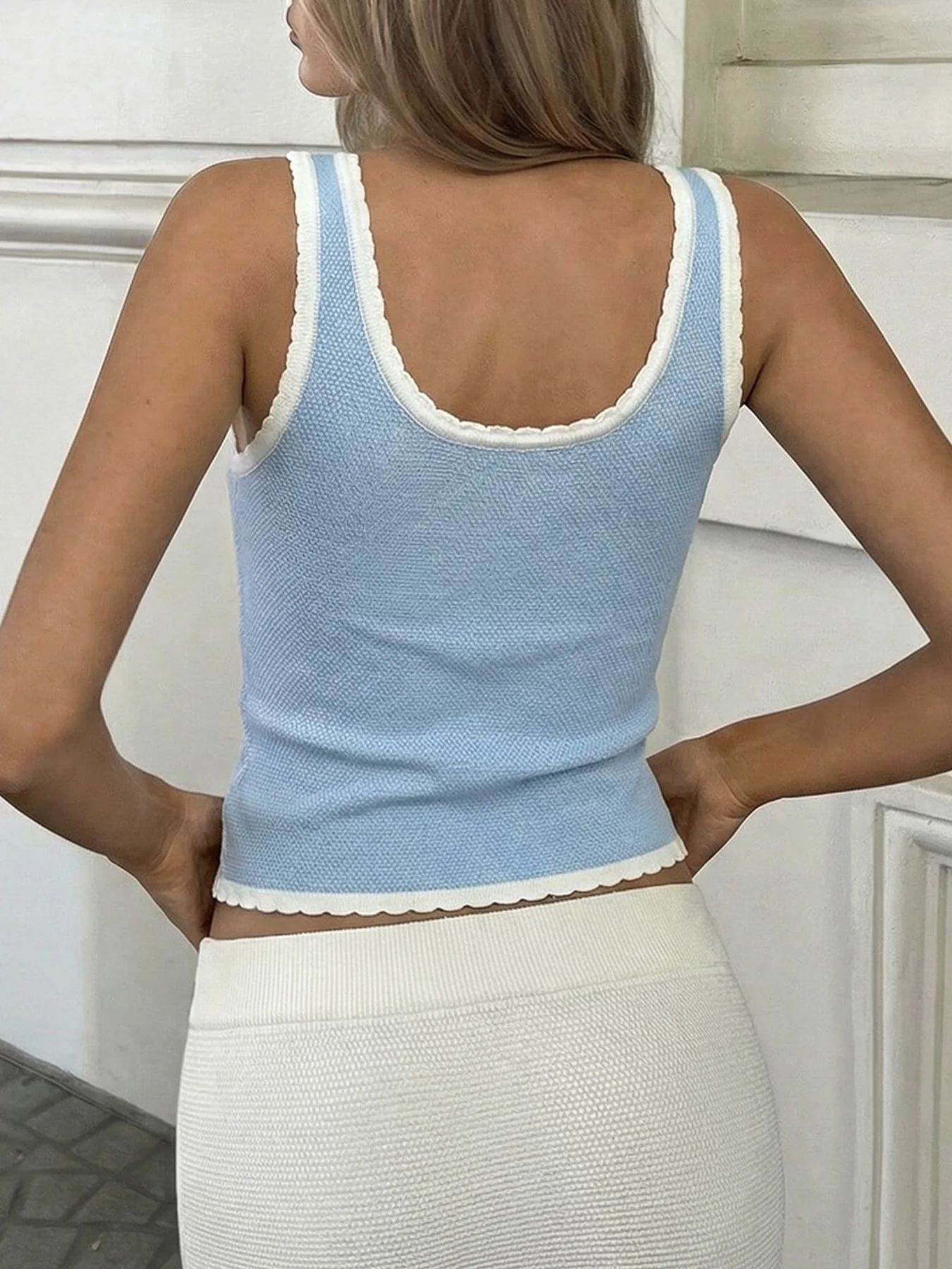 Tie-Front Tank Top - Image 5